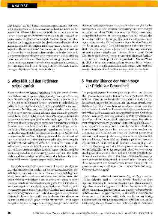 Vorschauseite 4: Chancen und Grenzen der personalisierten Medizin - eine ethische Betrachtung