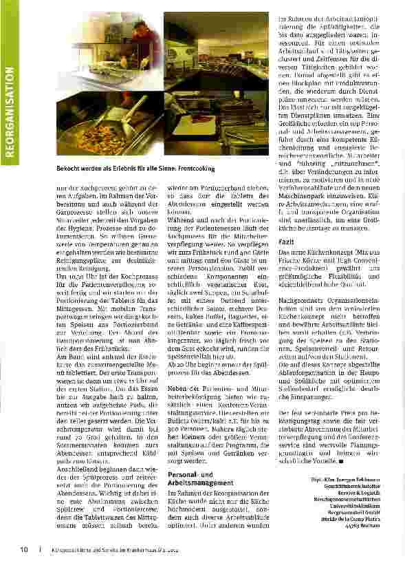 Vorschauseite 4: Herausforderung Großküche