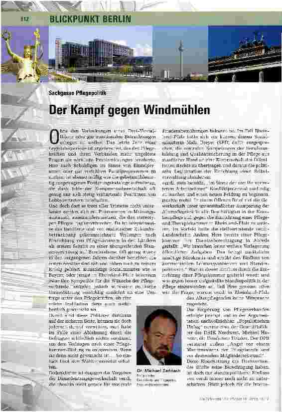 Vorschauseite 1: Der Kampf gegen Windmühlen