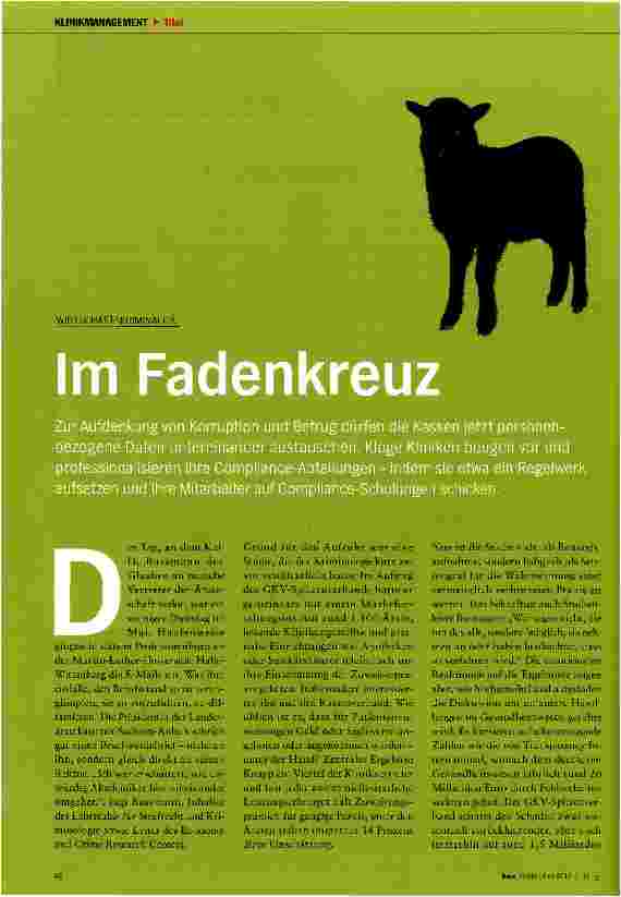 Vorschauseite 1: Im Fadenkreuz