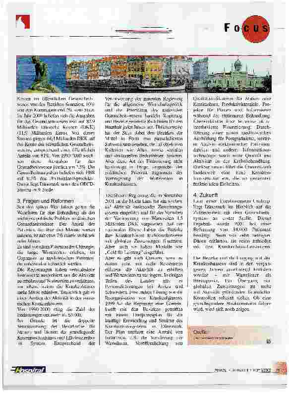 Vorschauseite 2: Das Gesundheitssystem In Dänemark