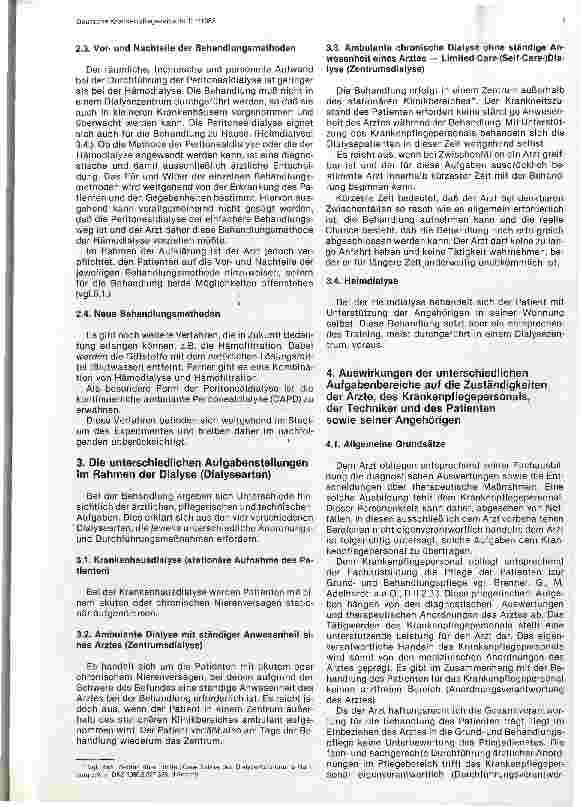 Vorschauseite 2: Rechtliche Richtlinien für die Dialysebehandlung