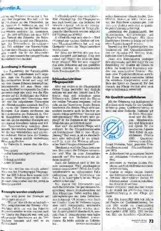 Vorschauseite 2: Qualität kann gemessen werden