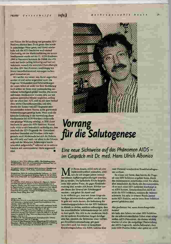 Vorschauseite 5: AIDS als Viruskrankheit - ein Mythos?