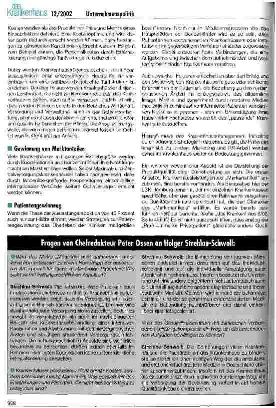 Vorschauseite 2: Unternehmenspolitische Konsequenzen bei der Einführung der DRGs