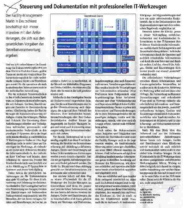 Vorschauseite 1: Steuerung und Dokumentation mit professionellen IT-Werkzeugen
