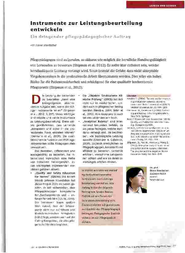 Vorschauseite 1: Instrumente zur Leistungsbeurteilung entwickeln