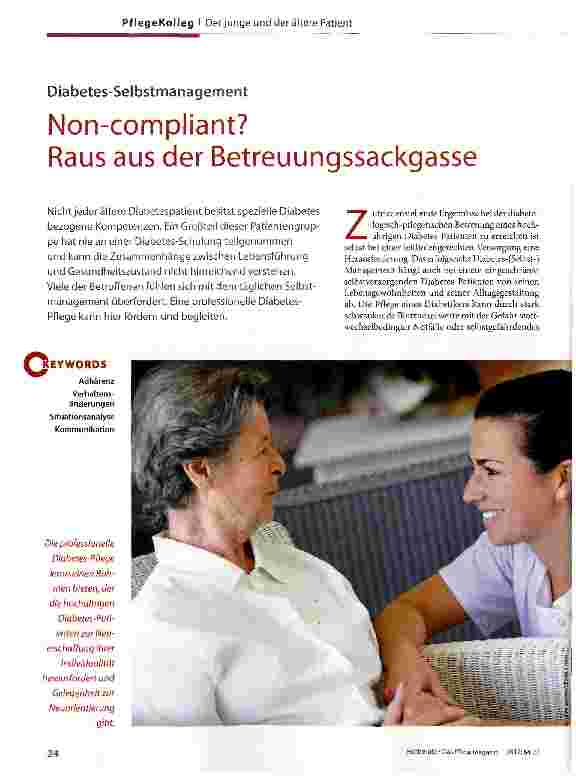 Vorschauseite 1: Non-compliant? Raus aus der Betreuungssackgasse