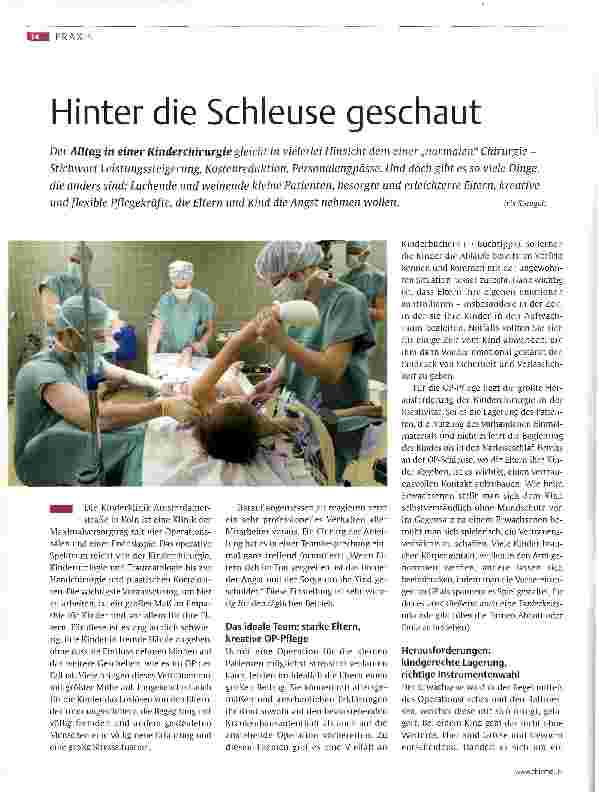 Vorschauseite 1: Hinter die Schleuse geschaut