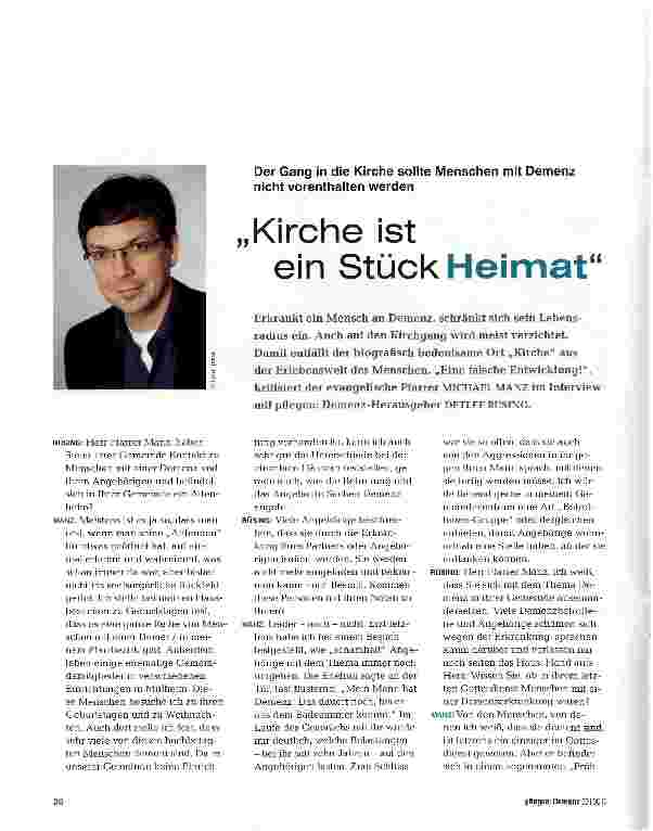 Vorschauseite 1: „Kirche ist ein Stück Heimat