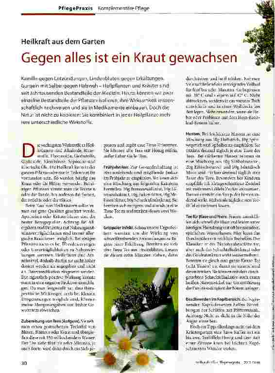 Vorschauseite 1: Gegen alles ist ein Kraut gewachsen