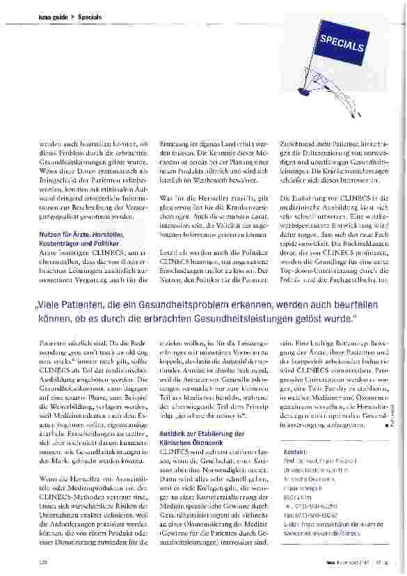 Vorschauseite 3: Auf die realen Versorgungsergebnisse kommt es an!