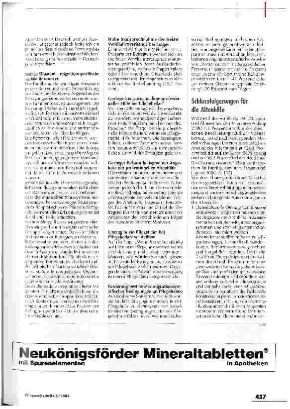Vorschauseite 3: Die Hilfen müssen den Bedürfnissen entsprechen
