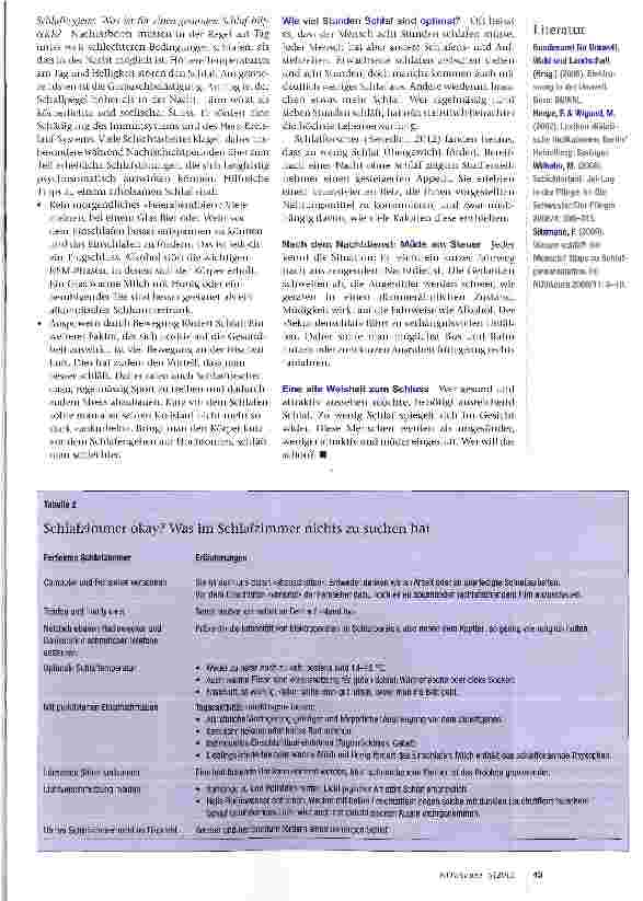 Vorschauseite 3: Hilfen für die Nachtarbeit