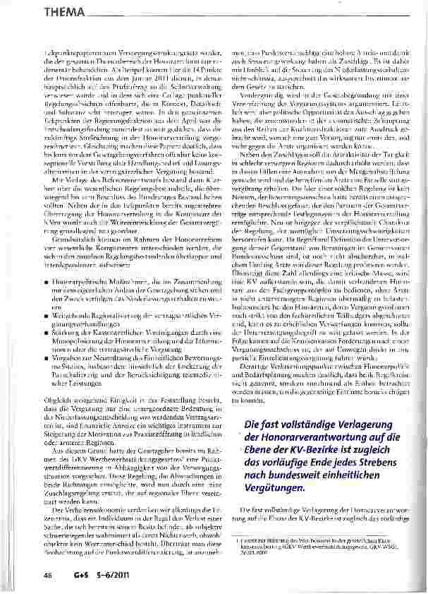 Vorschauseite 3: Das Gesetz zur Verbesserung der Versorgungsstrukturen in der gesetzlichen Krankenversicherung - GKV-Versorgungsstrukturgesetz
