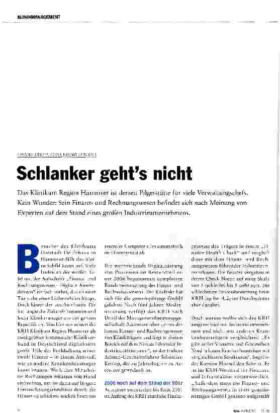 Vorschauseite 1: Schlanker gehts nicht