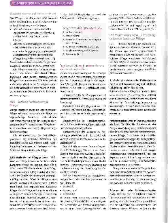Vorschauseite 2: Ab wann pflege ich evidence-basiert?