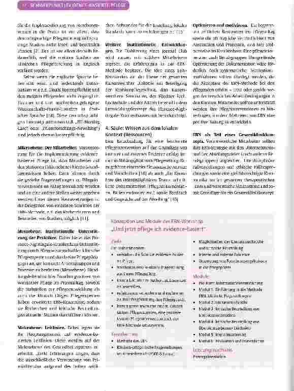 Vorschauseite 4: Ab wann pflege ich evidence-basiert?