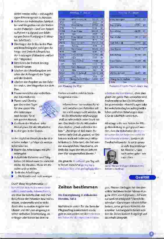 Vorschauseite 5: Magazin für die Pflegedienstleitung