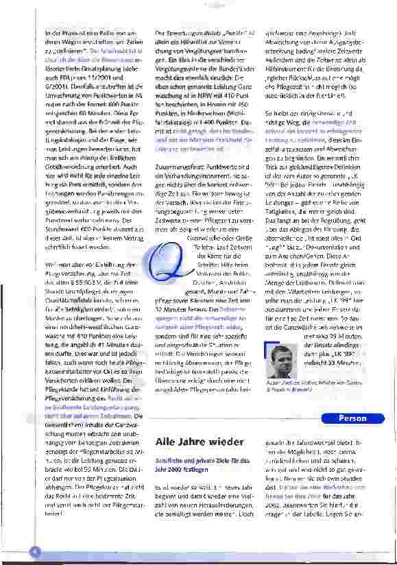Vorschauseite 6: Magazin für die Pflegedienstleitung