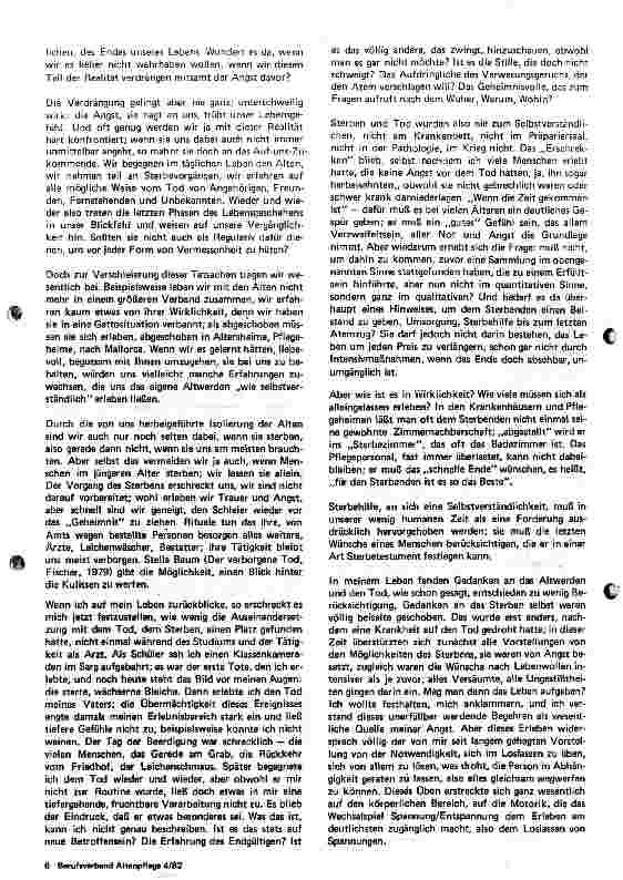 Vorschauseite 2: Vom Altwerden, vom Sterben und vom Tod