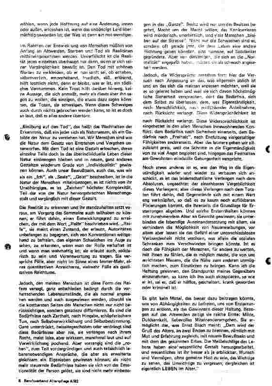 Vorschauseite 4: Vom Altwerden, vom Sterben und vom Tod