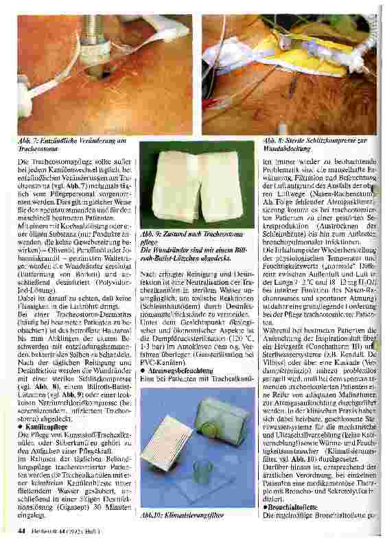 Vorschauseite 3: Pflege von tracheotomierten Patienten