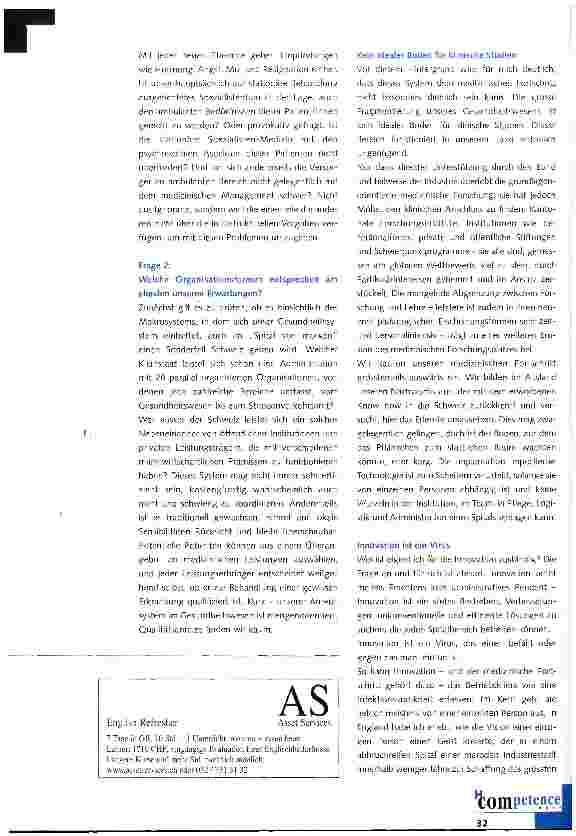 Vorschauseite 2: Der medizinische Fortschritt als Herausforderung für die Spitäler von morgen