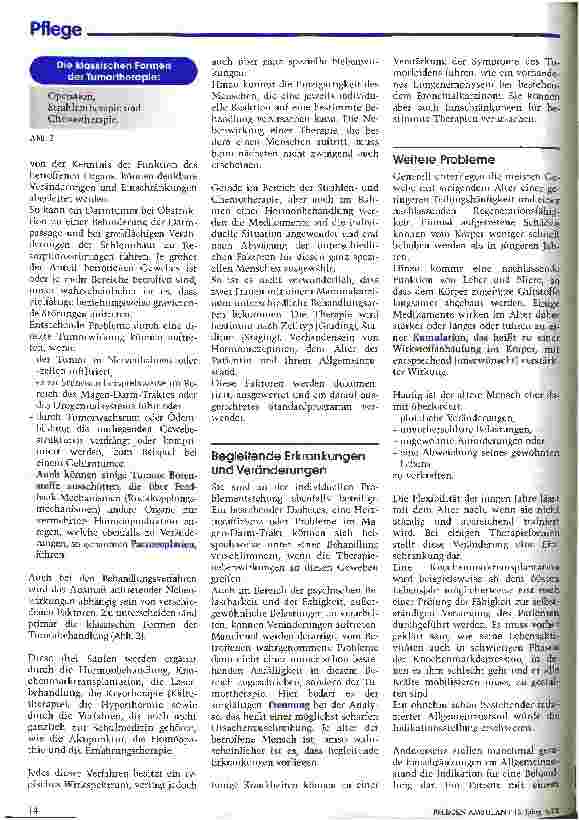 Vorschauseite 3: Individuell ist das Maß der Pflege Teil 1: Allgemeine Problematik und Behandlungsmöglichkeiten