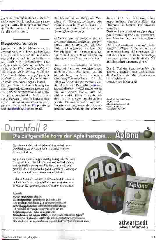 Vorschauseite 6: Individuell ist das Maß der Pflege Teil 1: Allgemeine Problematik und Behandlungsmöglichkeiten