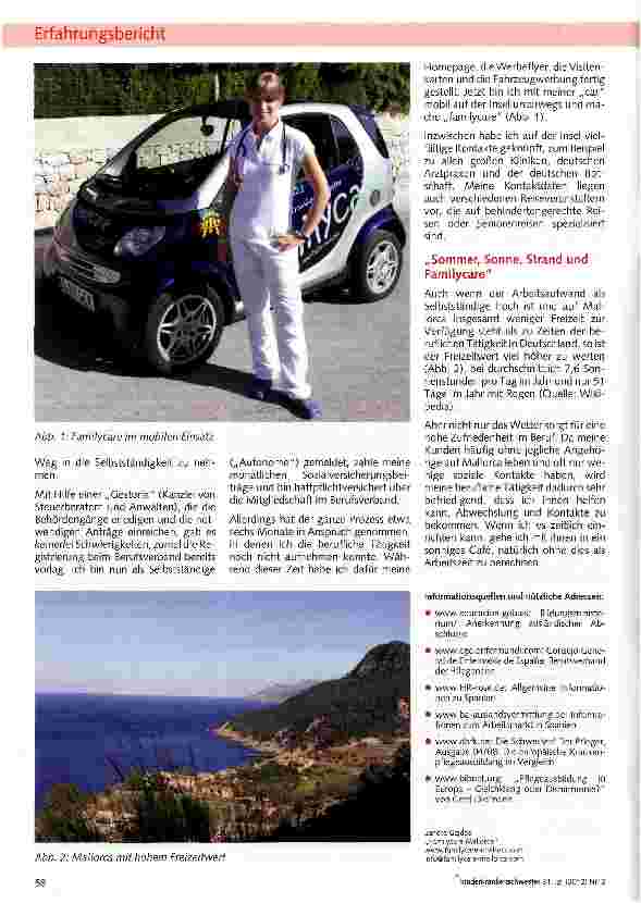 Vorschauseite 3: Sommer, Sonne, Strand und „Familycare auf Mallorca
