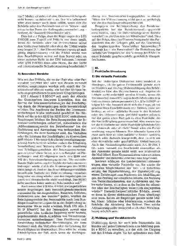 Vorschauseite 5: Der Einsatz der E-Mail