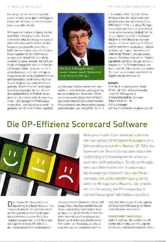 Vorschauseite 2: OP-Managment-durch Kommunikation der Ergebnisse zum Change