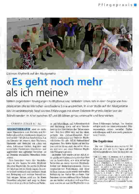 Vorschauseite 1: Es geht noch mehr als ich meine