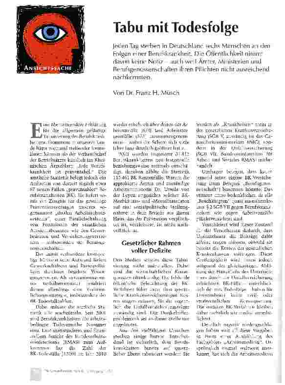 Vorschauseite 1: Tabu mit Todesfolge