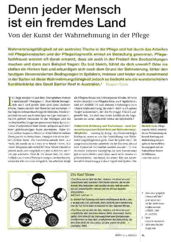 Vorschauseite 1: Denn jeder Mensch ist ein fremdes Land