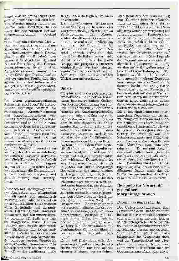 Vorschauseite 2: Onkologischer Schmerz - aus der Sicht der Pflege 5. Folge: Pflegerische Aufgaben in der Tumorschmerztherapie