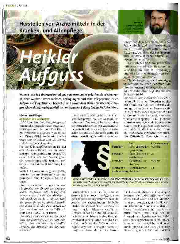 Vorschauseite 1: Heikler Aufguss