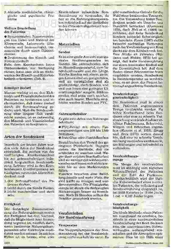 Vorschauseite 2: Stationshandbuch klinische Krankenpflege 35. Folge: Sondenernährung