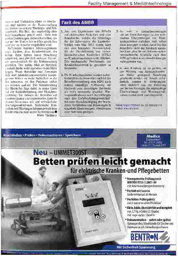 Vorschauseite 2: Bettensicherheit: Wie viel Kontrolle braucht ein Bett?