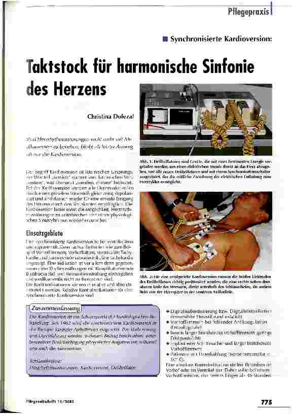 Vorschauseite 1: Taktstock für harmonische Sinfonie des Herzens