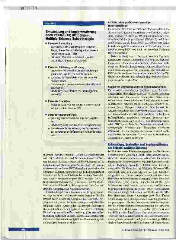 Vorschauseite 4: Entscheidungshilfen für Patienten