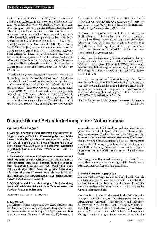 Vorschauseite 4: Verbot heterologer Verfahren in der Reproduktionsmedizin