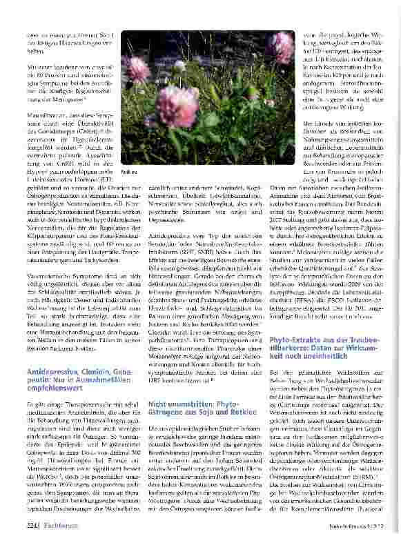 Vorschauseite 2: Beschwerden der Wechseljahre: Alternativen zur Hormontherapie