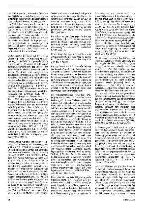 Vorschauseite 3: Zu den Betreuungskosten §19 SBG VII