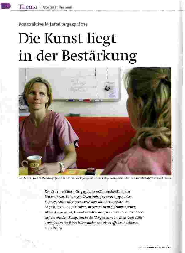 Vorschauseite 1: Die Kunst liegt in der Bestärkung
