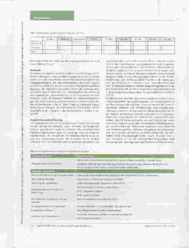 Vorschauseite 2: Häusliche Ergotherapie bei Demenz: Ergebnisse randomisierter Studien und ein Fallbeispiel aus dem WHEDA-Programm