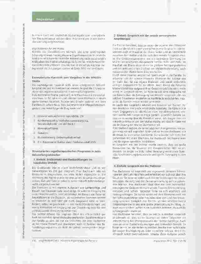 Vorschauseite 4: Häusliche Ergotherapie bei Demenz: Ergebnisse randomisierter Studien und ein Fallbeispiel aus dem WHEDA-Programm