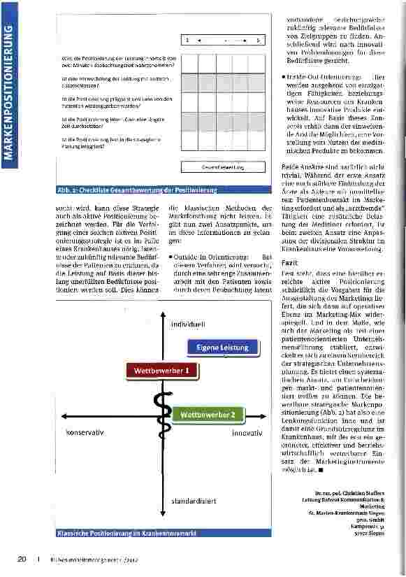 Vorschauseite 4: Medizinische Leistungen im Fokus