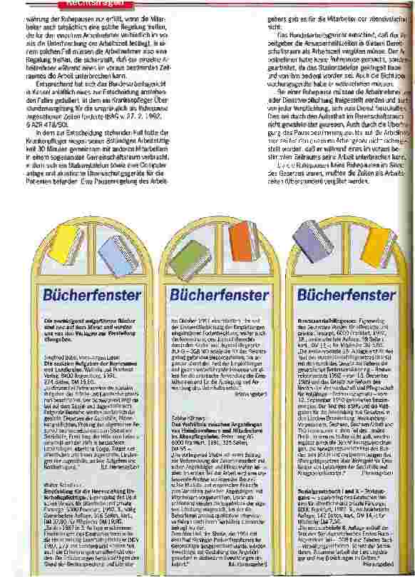Vorschauseite 3: Ruhepausen müssen frei von jeder Dienstverpflichtung sein Gericht: Anwesenheit im Bereitschaftsraum ist Arbeitszeit
